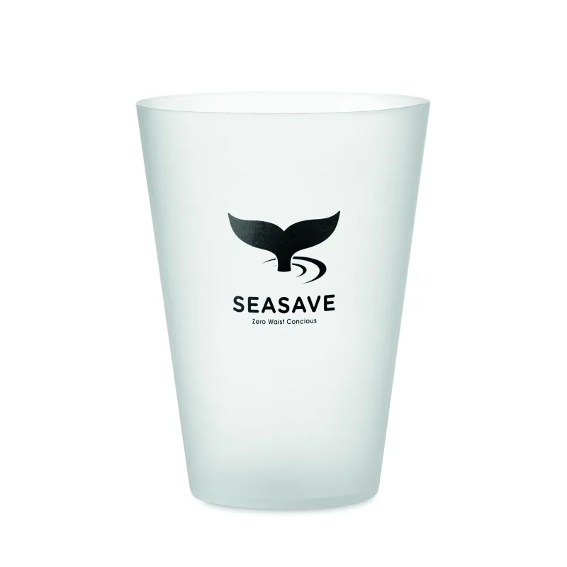 Gobelet réutilisable givré 300 ml – Personnalisable pour événements