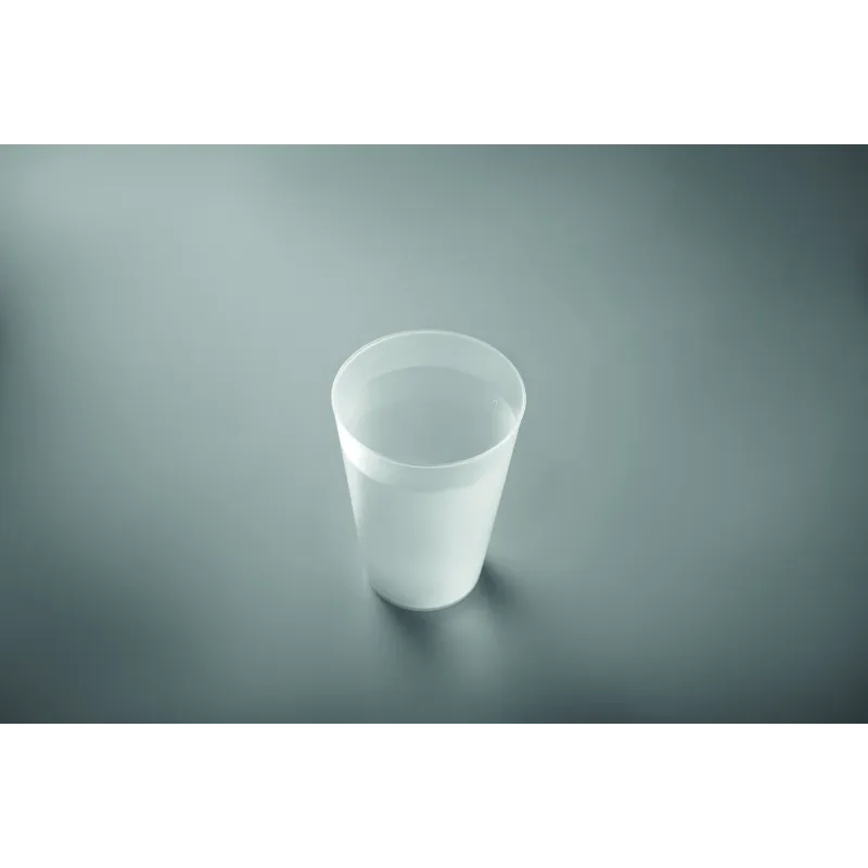 Gobelet réutilisable givré 300 ml – Personnalisable pour événements