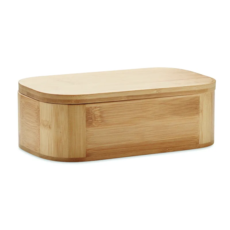 Boîte à lunch personnalisée en bambou écologique - 1000 ml