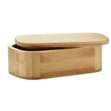 Boîte à lunch personnalisée en bambou écologique - 1000 ml