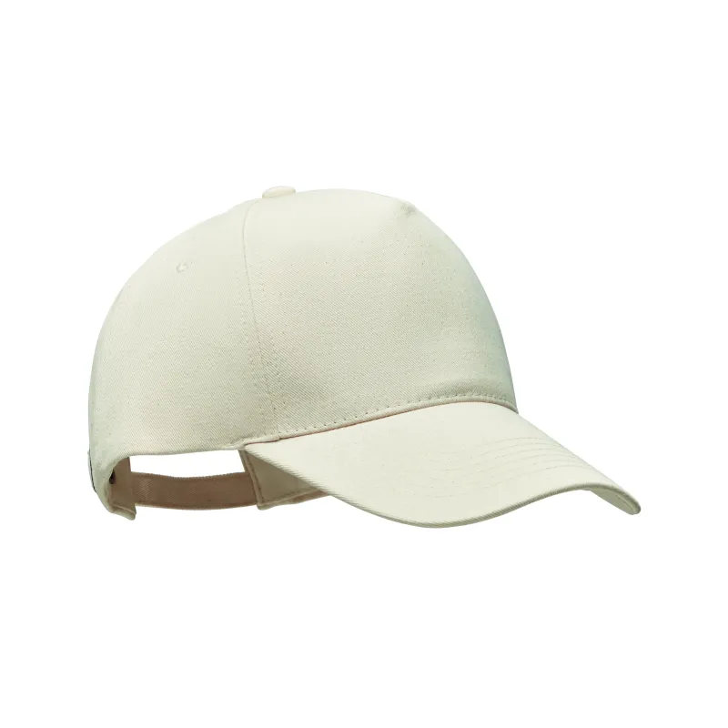 Casquette baseball en coton bio personnalisable – 5 pans