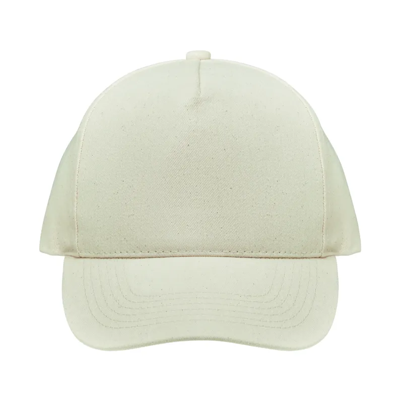 Casquette baseball en coton bio personnalisable – 5 pans