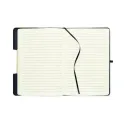Carnet A5 en RPET et bambou avec support smartphone – personnalisable