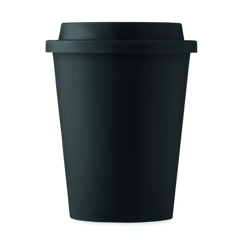 Gobelet réutilisable 350 ml en PP avec couvercle personnalisable