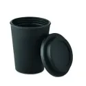 Gobelet réutilisable 350 ml en PP avec couvercle personnalisable