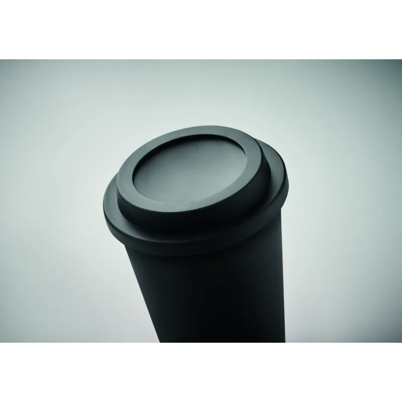 Gobelet réutilisable 350 ml en PP avec couvercle personnalisable