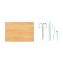 Set manucure personnalisé étui bambou