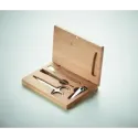 Set manucure personnalisé étui bambou