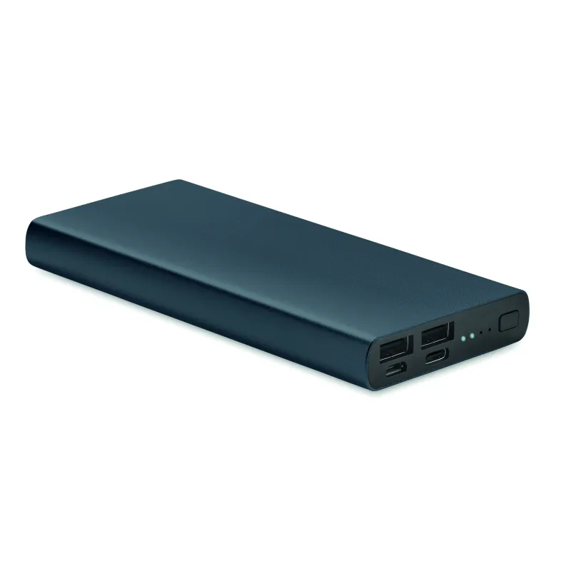 Powerbank 10000 mAh aluminium recyclé - Charge rapide personnalisée