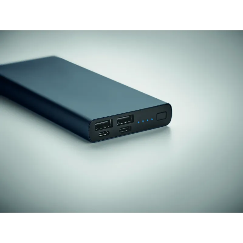 Powerbank 10000 mAh aluminium recyclé - Charge rapide personnalisée