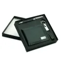 Set cadeau personnalisé avec stylo, porte-clés et portefeuille