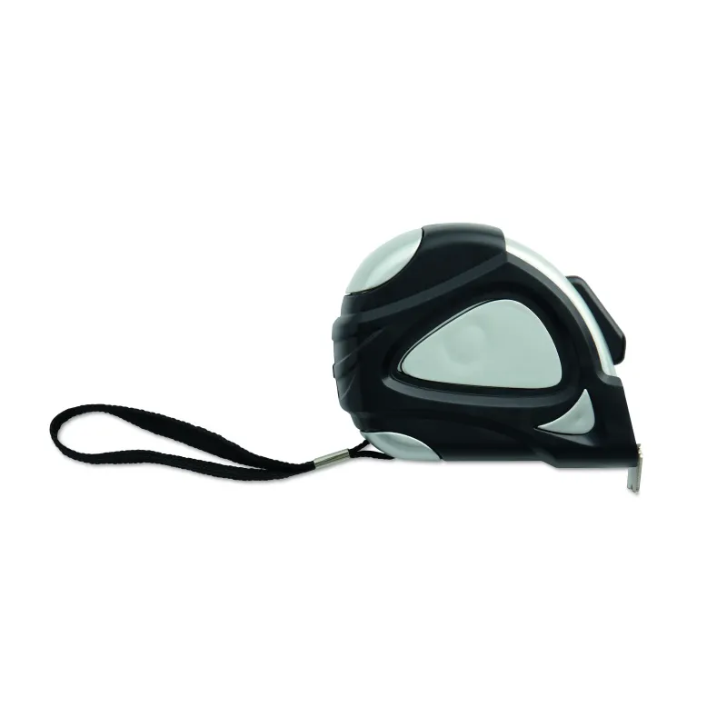 Mètre ruban 3m personnalisable argenté avec clip