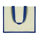 Sac shopping jute laminé et toile – Personnalisable