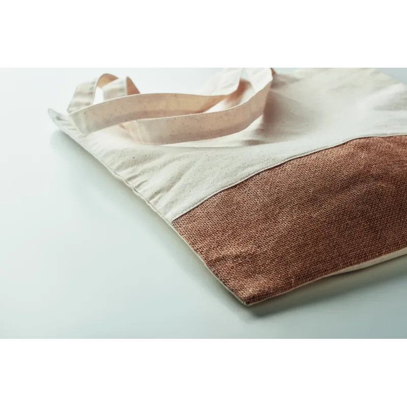 Sac shopping en coton et jute – Personnalisable