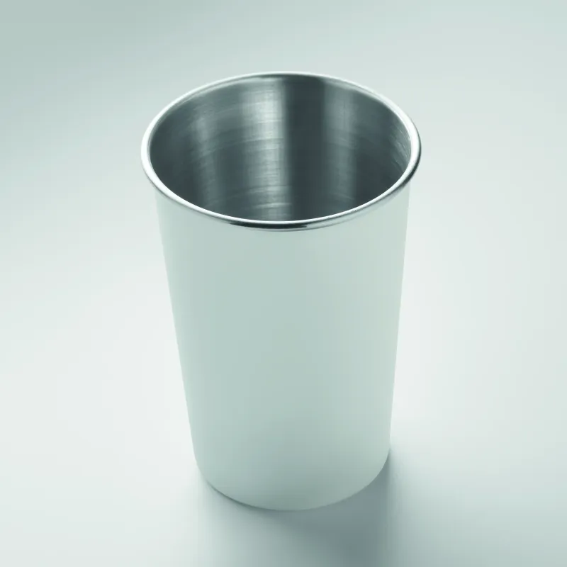 Gobelet réutilisable acier inoxydable recyclé 350 ml personnalisé