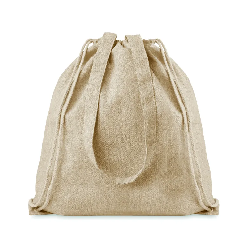 Sac shopping recyclé avec cordon – Personnalisable