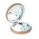 Miroir compact en liège personnalisable – Élégant et pratique