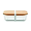 Lunch box en verre et bambou personnalisable - 800 ml