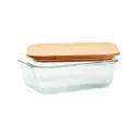 Lunch box en verre et bambou personnalisable - 800 ml