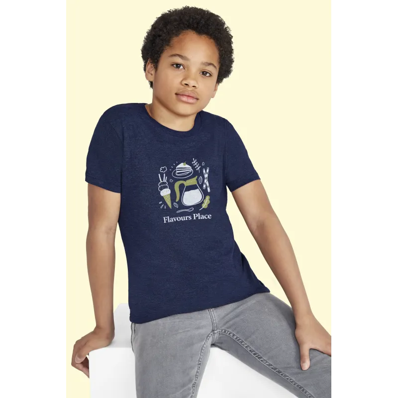 T-shirt enfant ajusté en coton – 150 g/m² – Personnalisable