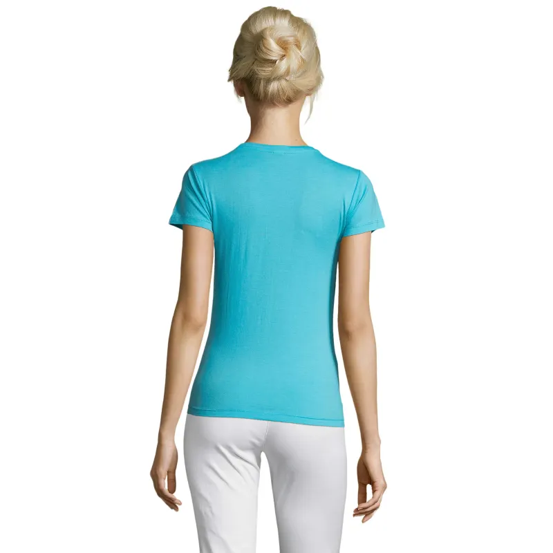 T-shirt femme ajusté en coton – 150 g/m² – Personnalisable