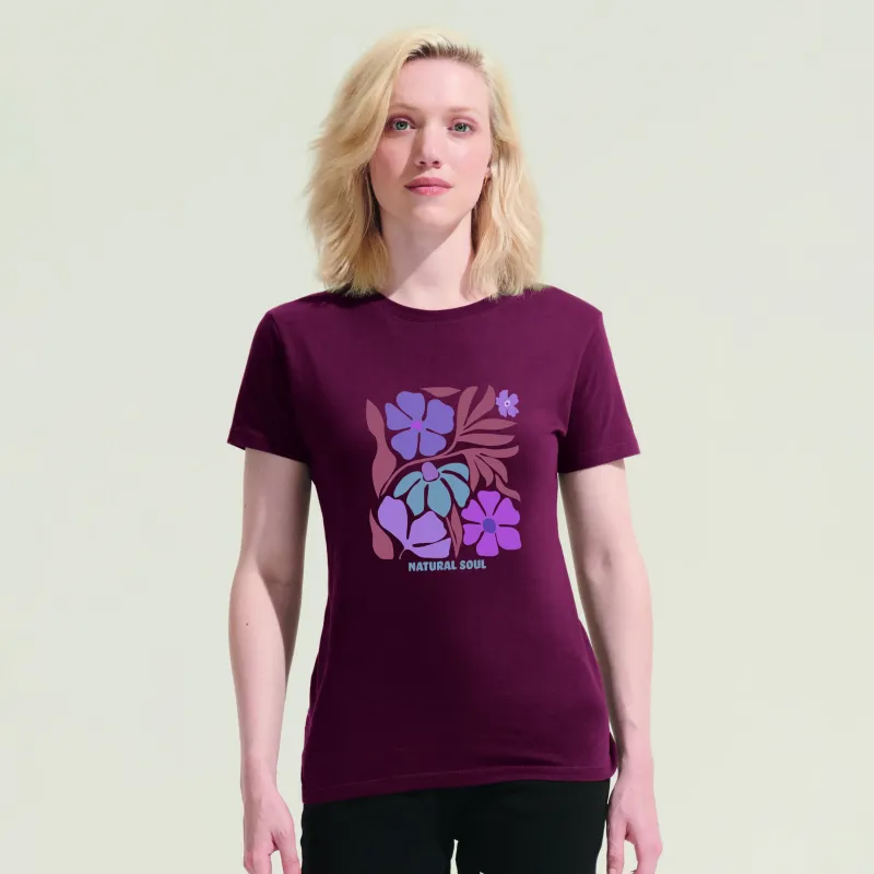 T-shirt femme ajusté en coton – 150 g/m² – Personnalisable