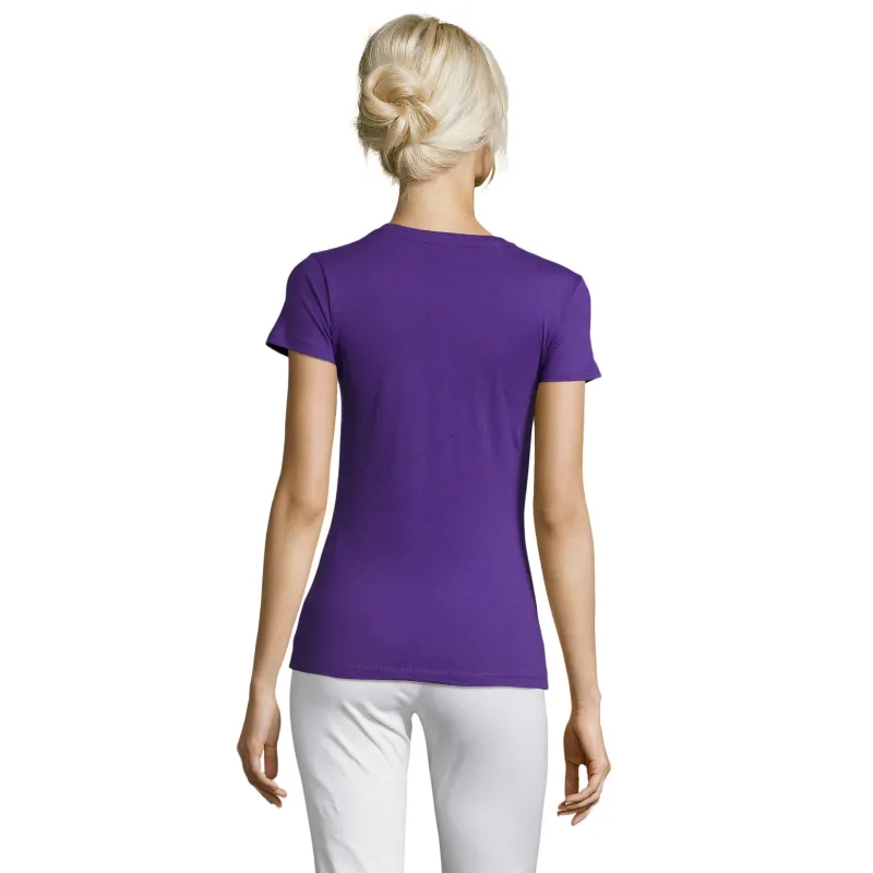 T-shirt femme ajusté en coton – 150 g/m² – Personnalisable