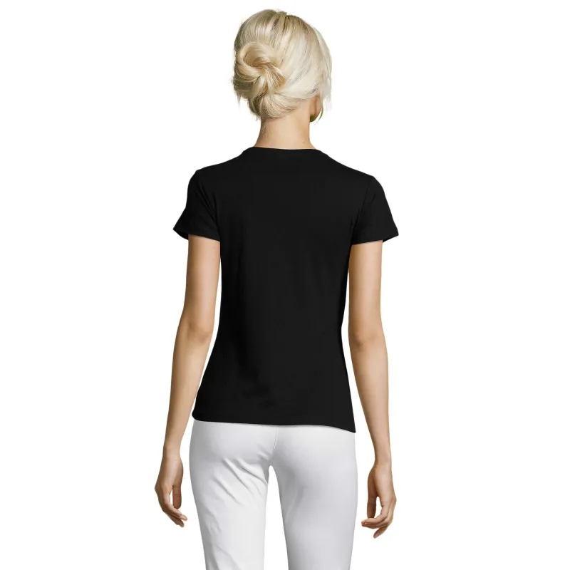T-shirt femme ajusté en coton – 150 g/m² – Personnalisable