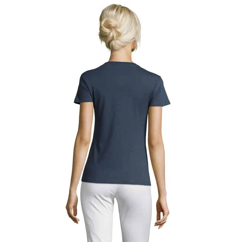 T-shirt femme ajusté en coton – 150 g/m² – Personnalisable