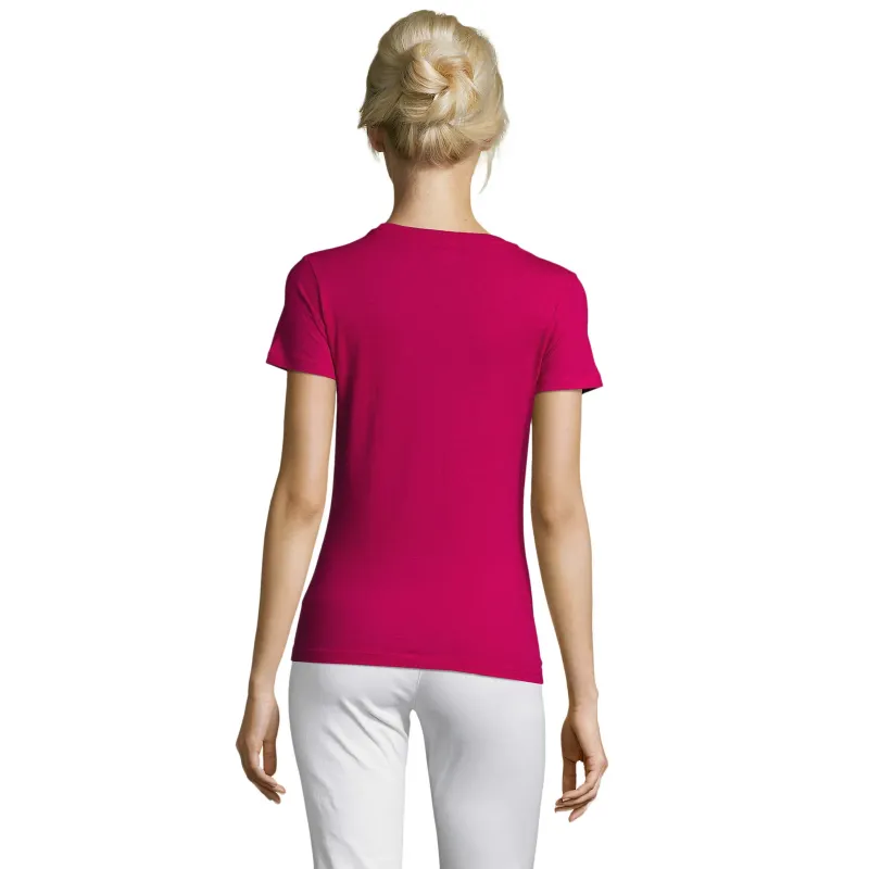 T-shirt femme ajusté en coton – 150 g/m² – Personnalisable