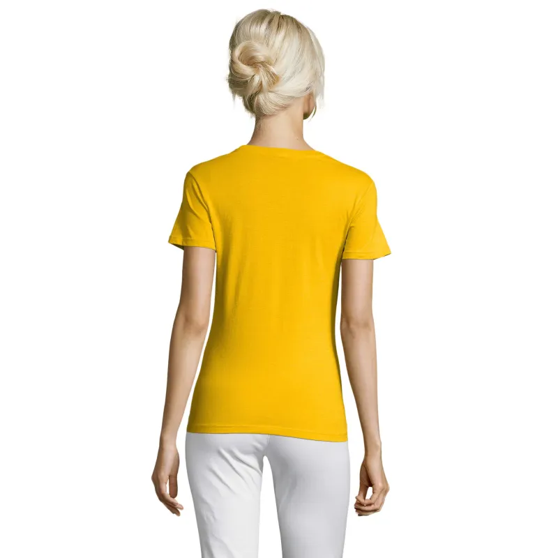 T-shirt femme ajusté en coton – 150 g/m² – Personnalisable