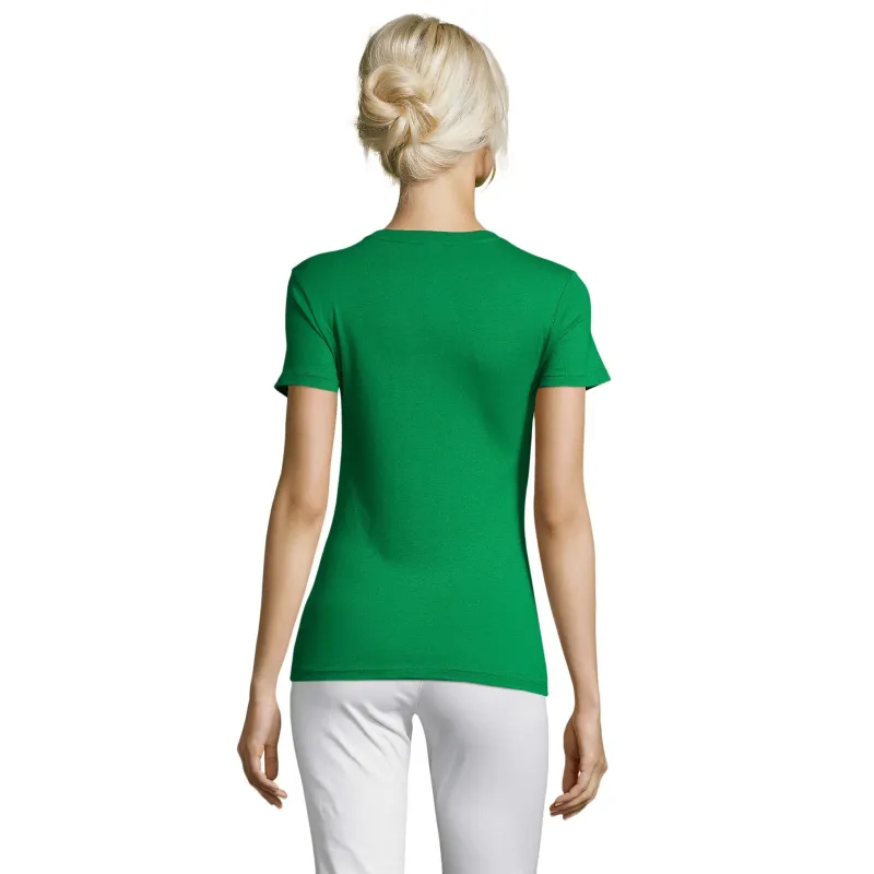 T-shirt femme ajusté en coton – 150 g/m² – Personnalisable