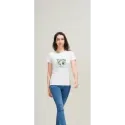T-shirt femme ajusté en coton – 150 g/m² – Personnalisable