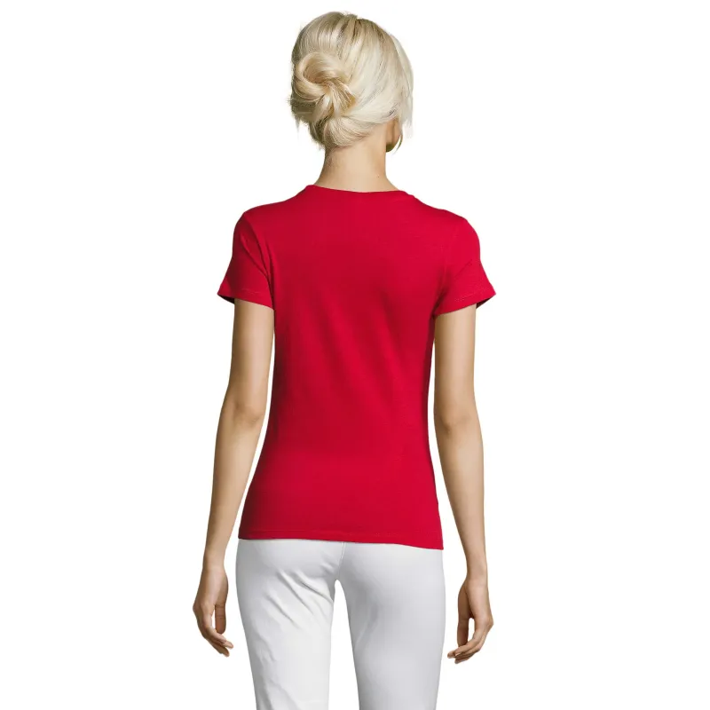 T-shirt femme ajusté en coton – 150 g/m² – Personnalisable
