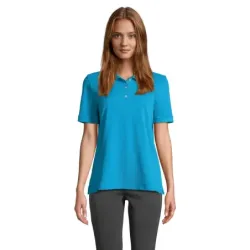 Polo femme personnalisé – SOL’S PACIFIC 100 % coton, coupe moderne