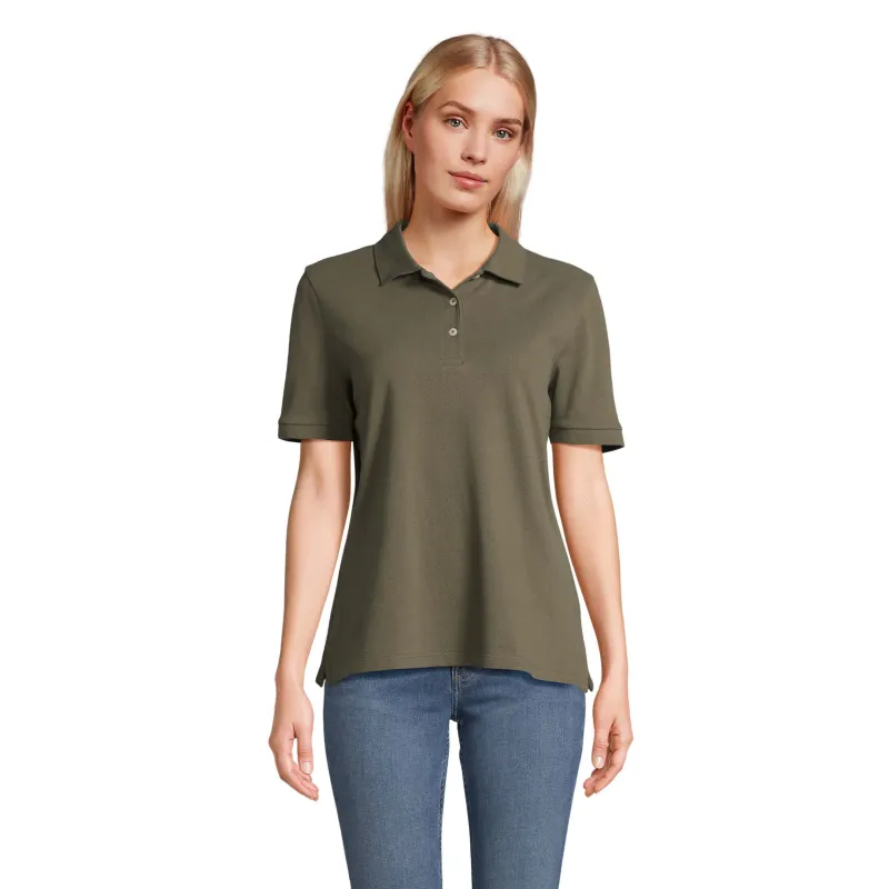 Polo femme personnalisé – SOL’S PACIFIC 100 % coton, coupe moderne