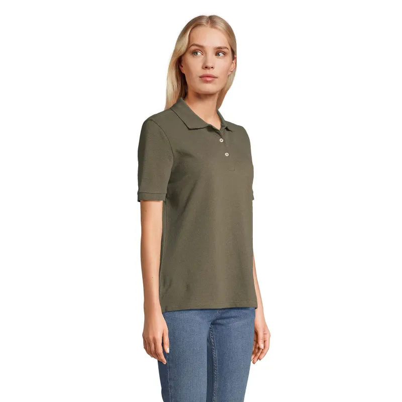 Polo femme personnalisé – SOL’S PACIFIC 100 % coton, coupe moderne