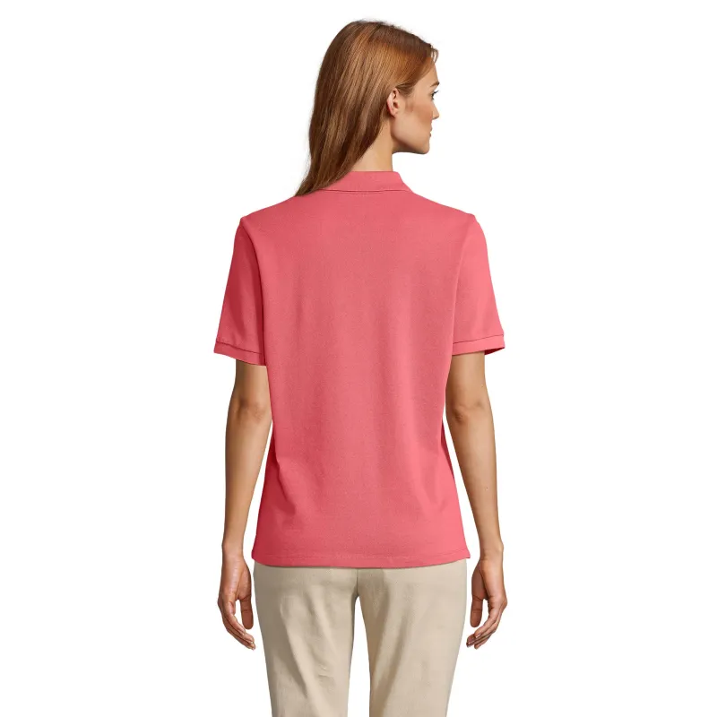 Polo femme personnalisé – SOL’S PACIFIC 100 % coton, coupe moderne