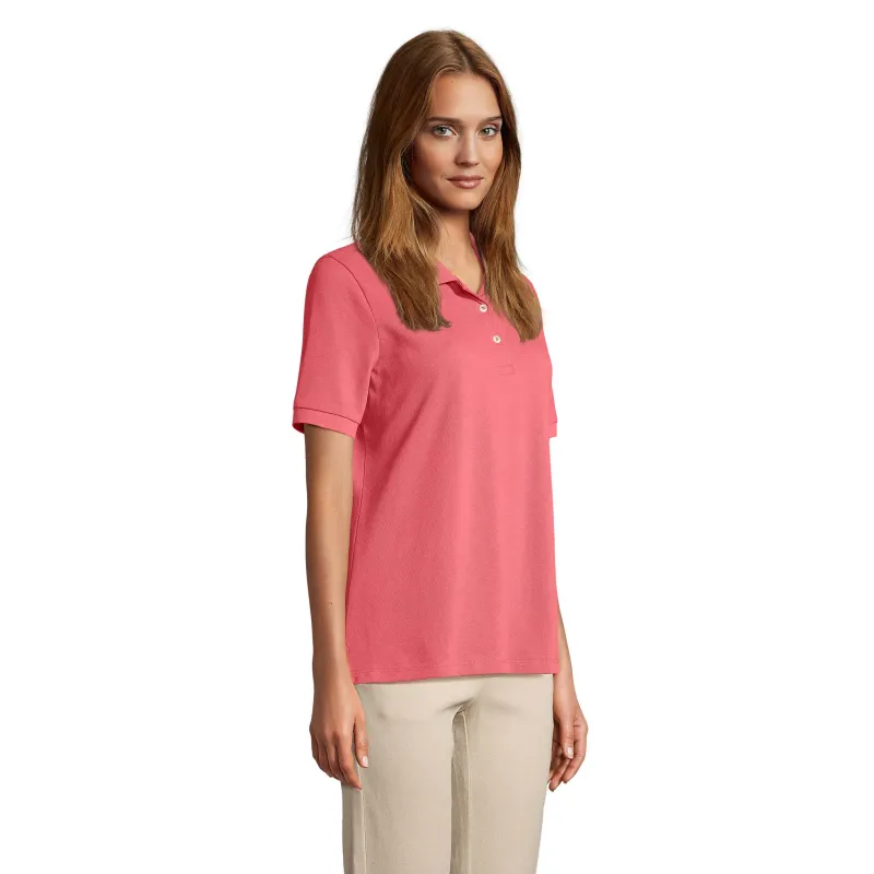 Polo femme personnalisé – SOL’S PACIFIC 100 % coton, coupe moderne