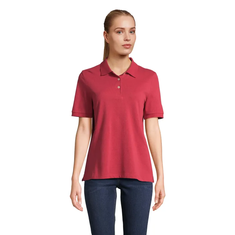 Polo femme personnalisé – SOL’S PACIFIC 100 % coton, coupe moderne