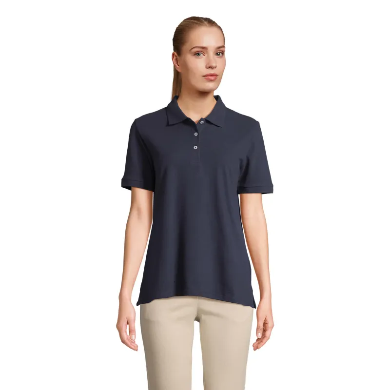 Polo femme personnalisé – SOL’S PACIFIC 100 % coton, coupe moderne