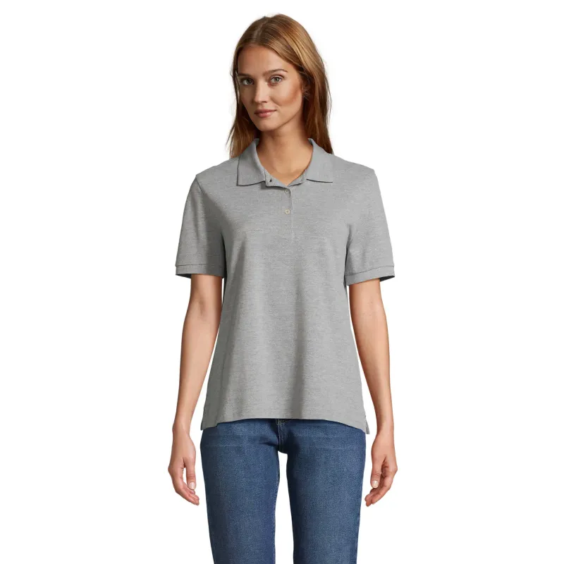 Polo femme personnalisé – SOL’S PACIFIC 100 % coton, coupe moderne