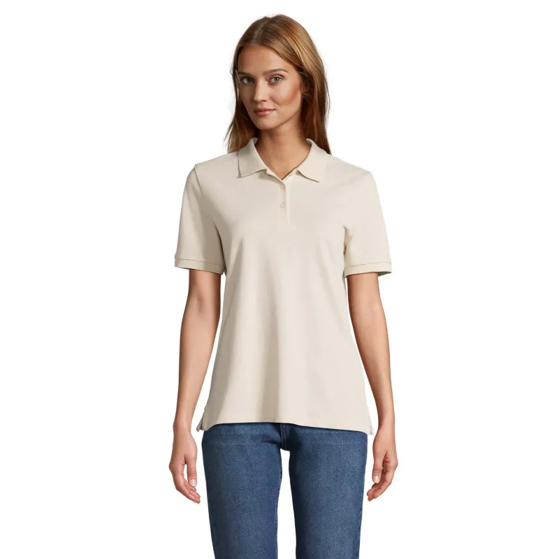Polo femme personnalisé – SOL’S PACIFIC 100 % coton, coupe moderne