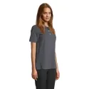 Polo femme personnalisé – SOL’S PACIFIC 100 % coton, coupe moderne