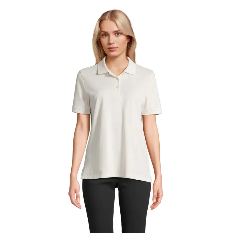 Polo femme personnalisé – SOL’S PACIFIC 100 % coton, coupe moderne