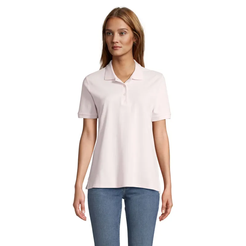 Polo femme personnalisé – SOL’S PACIFIC 100 % coton, coupe moderne