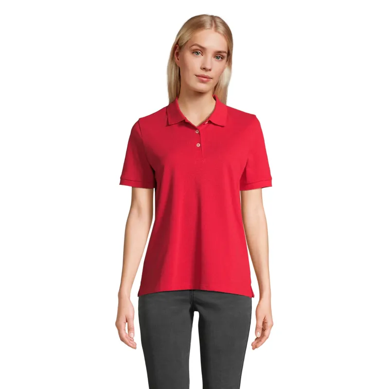 Polo femme personnalisé – SOL’S PACIFIC 100 % coton, coupe moderne