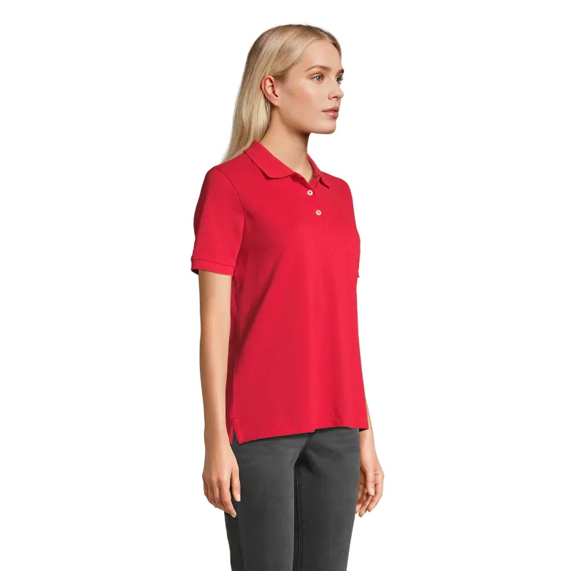 Polo femme personnalisé – SOL’S PACIFIC 100 % coton, coupe moderne