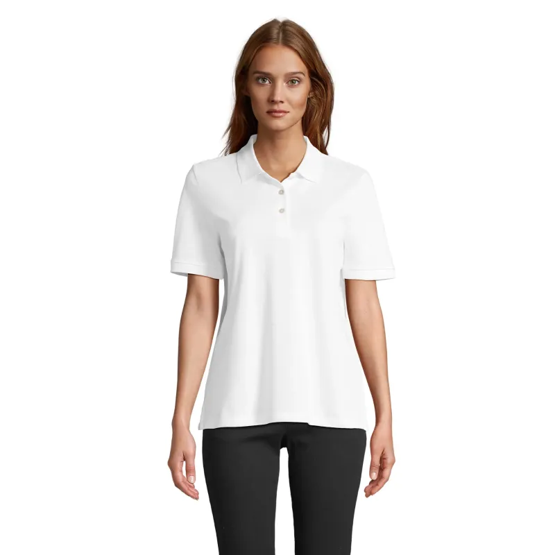 Polo femme personnalisé – SOL’S PACIFIC 100 % coton, coupe moderne