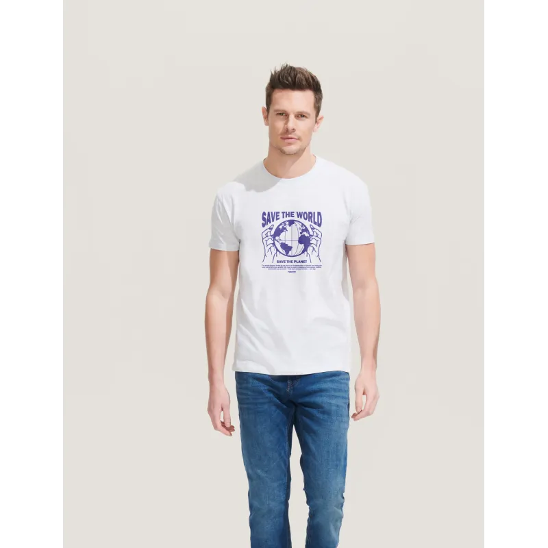T-shirt unisexe en coton – 150 g/m² – Personnalisable